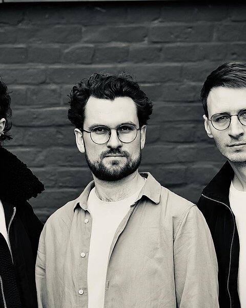 Das Bild zeigt die drei Musiker Florian Lauer, Andris Meinig und Andreas Lammel